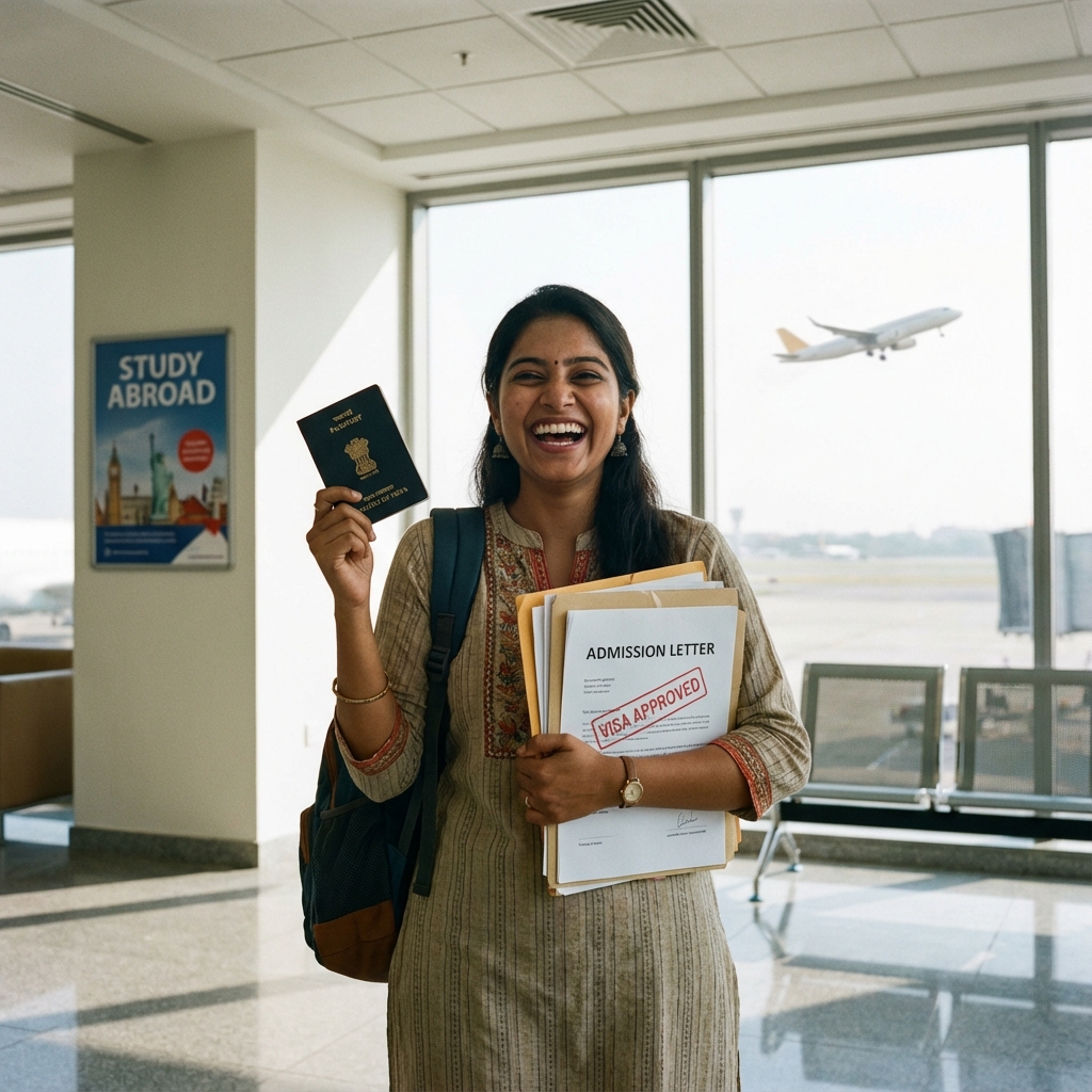 Student with visa success